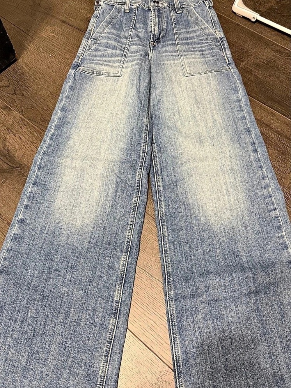Ariat Ultra High Rise Wide Leg Wide Leg Jeans in Blue Waist 25R Like New